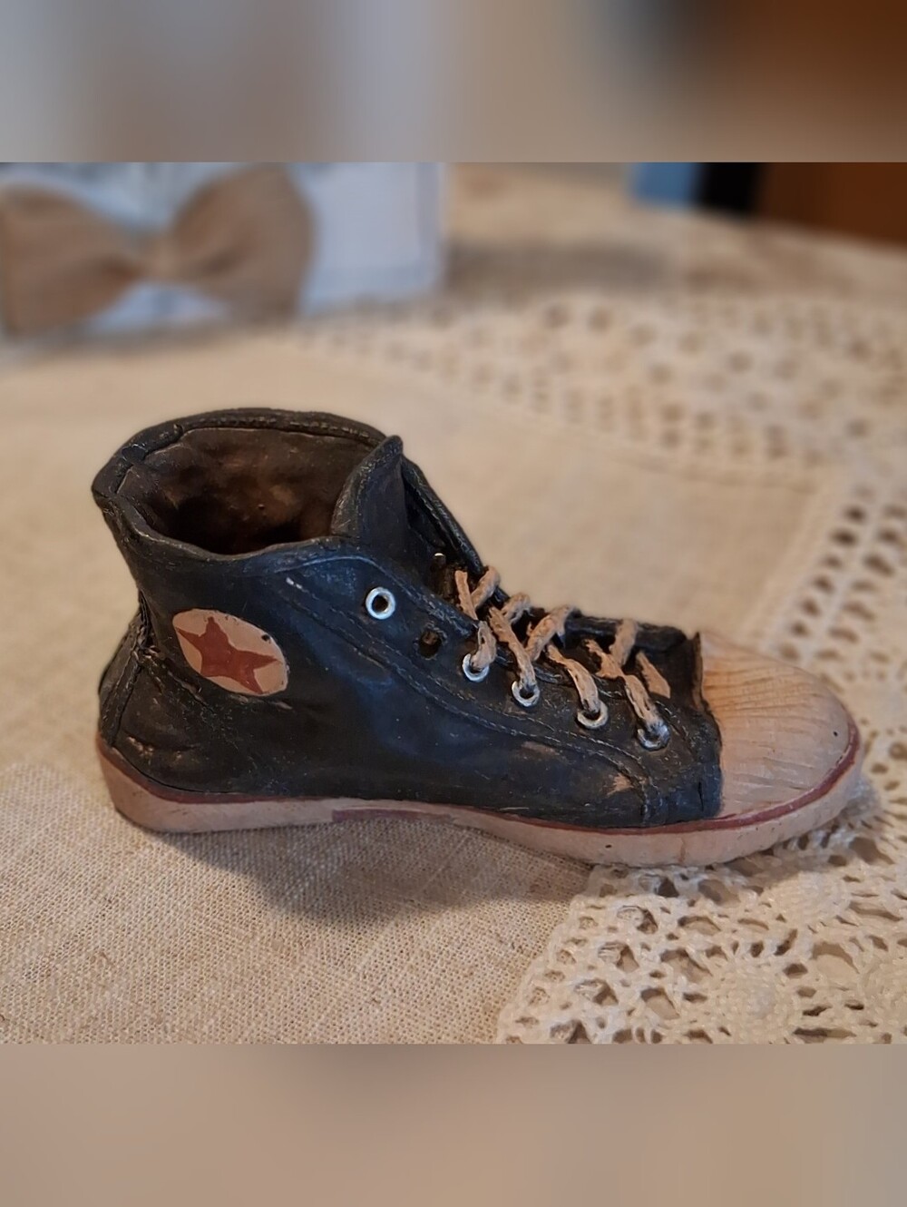Vintage Converse All Star High-Tops Resin Paperweight/Collector's Figurine